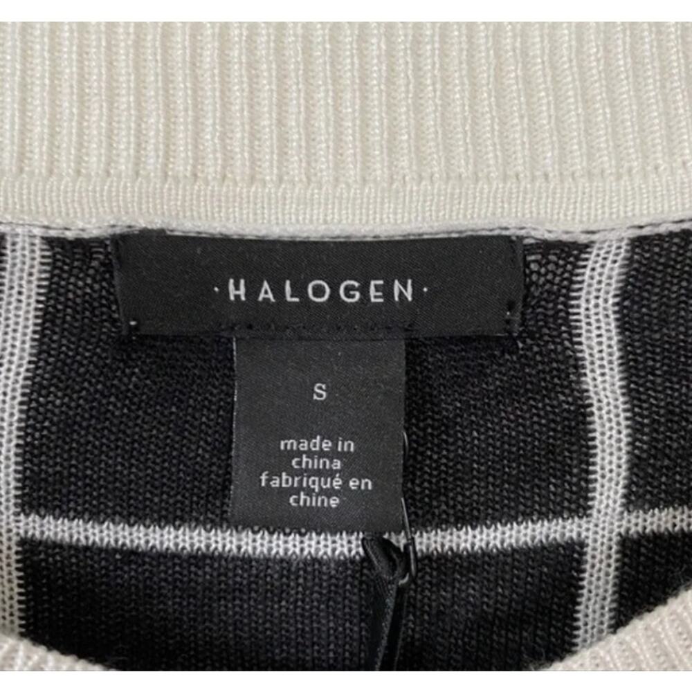 Nwt Halogen Windowpane Button Front Cardigan Small - image 6